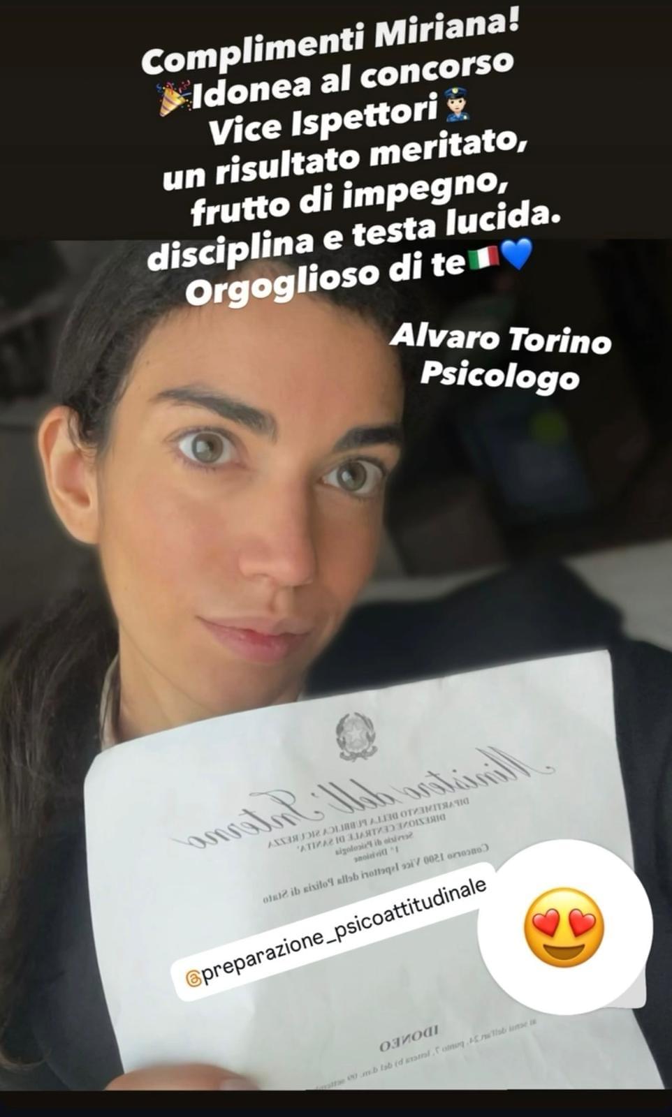Recensione di un candidato dichiarato idoneo agli accertamenti attitudinali