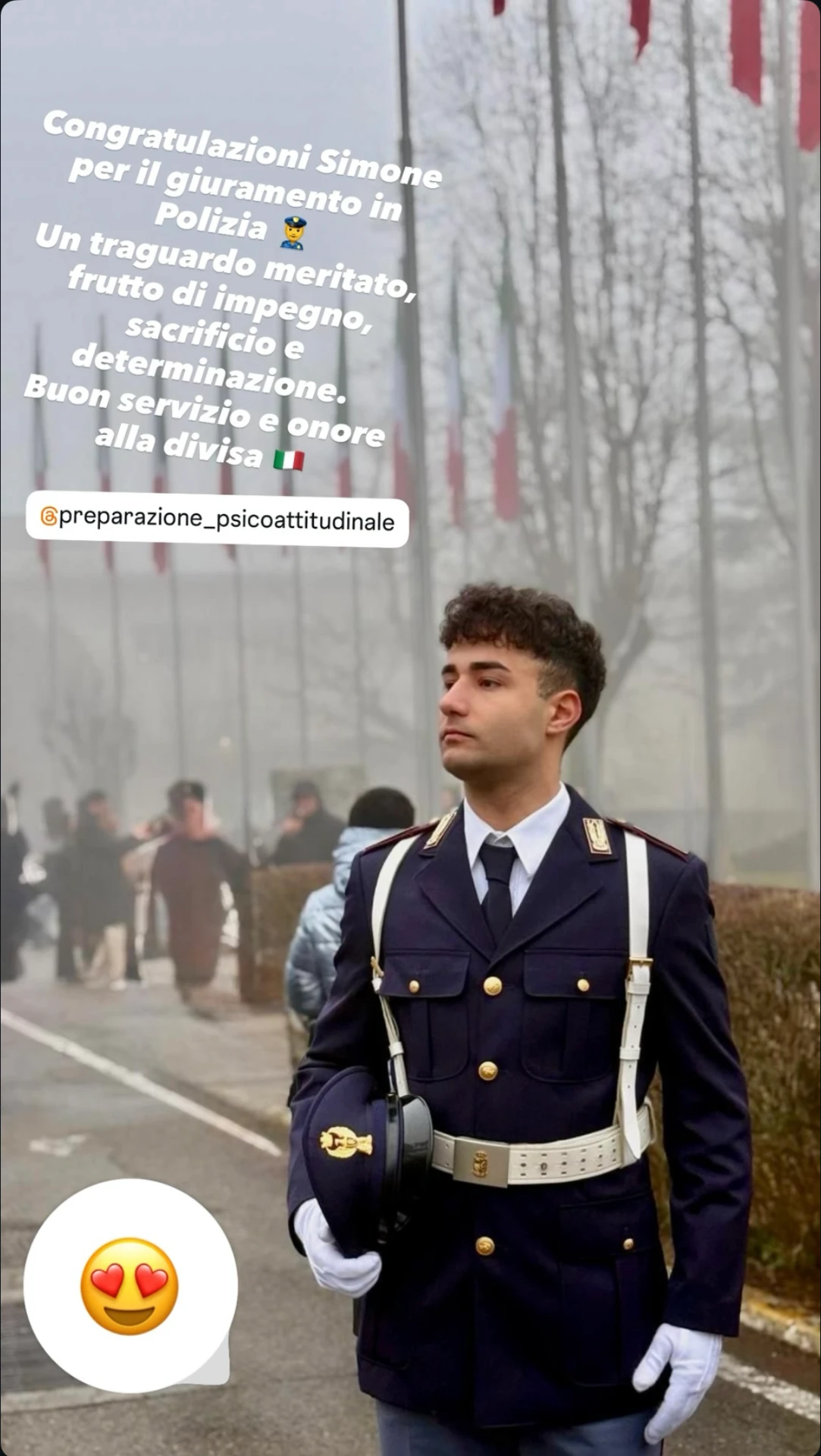 Recensione di un candidato dichiarato idoneo agli accertamenti attitudinali