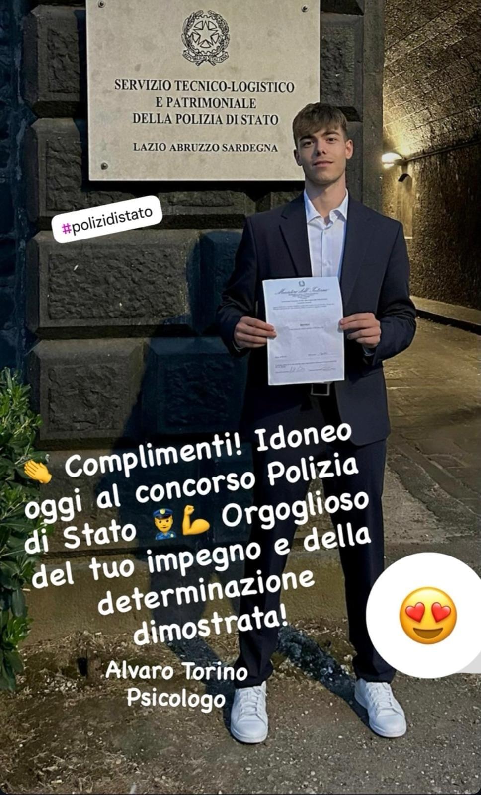 Recensione di un candidato dichiarato idoneo agli accertamenti attitudinali